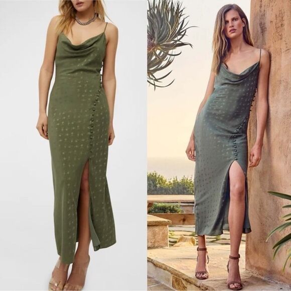 Veronica Beard Chapel Dress in Bright Army NWT SIZE 6 - Picture 3 of 3